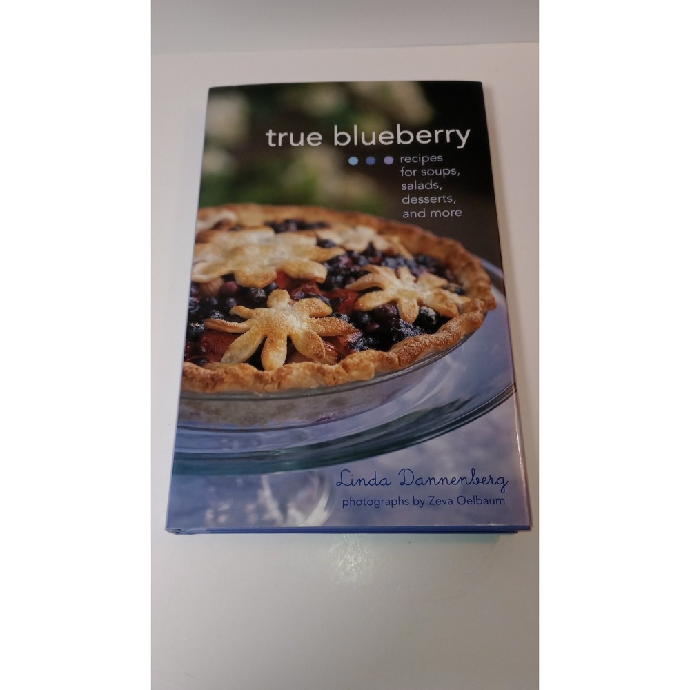 VINTAGE True Blueberry Hardcover Book Recipes for Soups, Salads, Desserts